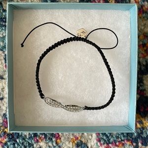 Touchstone Crystal by Swarovski Infinity Woven Bracelet